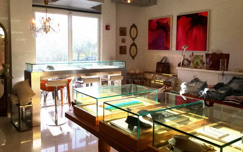 Boutique interior at Sunset Harbour