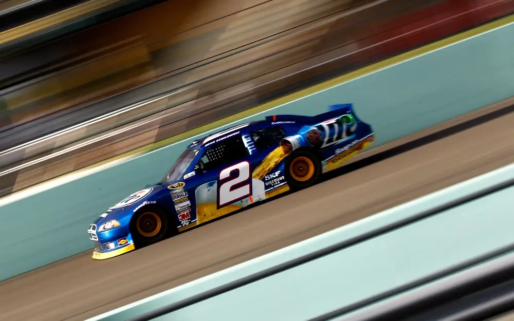 Homestead Racecar Speeding by fans