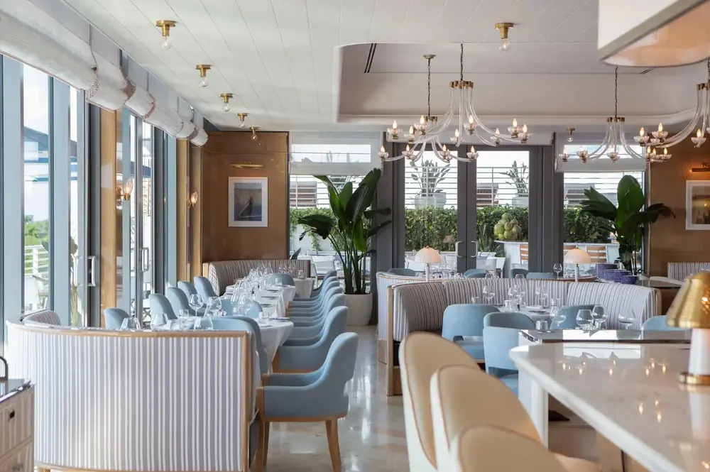 Bellini restaurant interior with elegant table settings