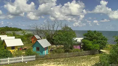 A live view of Virginia Key Beach Park, Key Biscayne