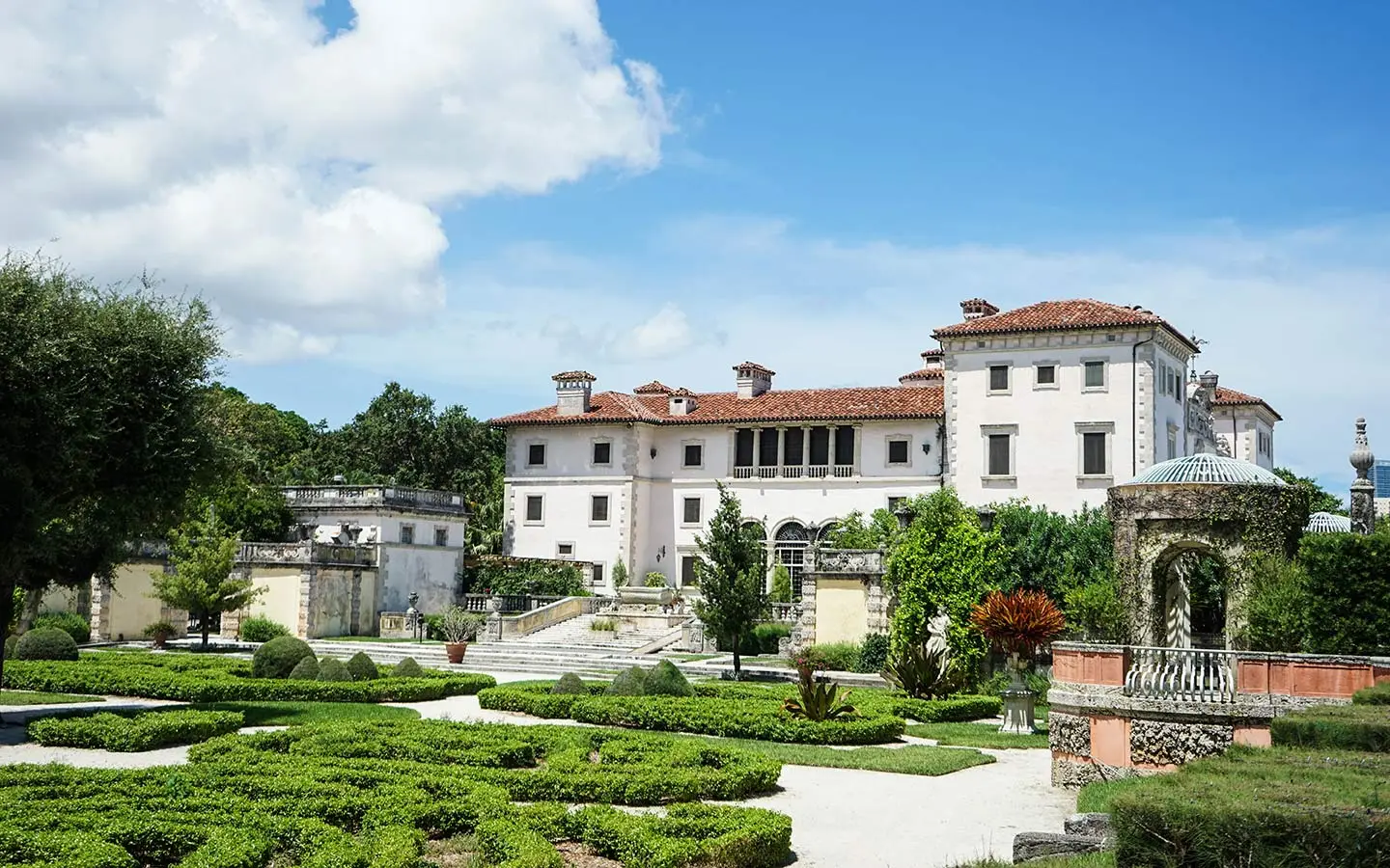 Maze garden at Vizcaya Maze garden at Vizcaya