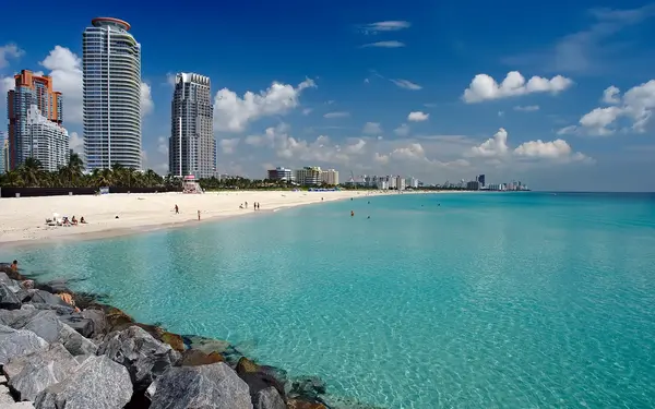 South Beach's jetty