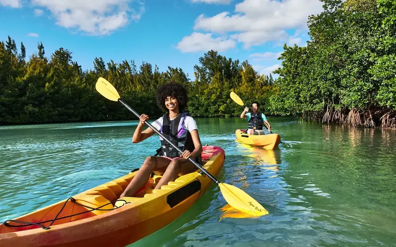 Kayak ecoadventure in Oleta State River Park 