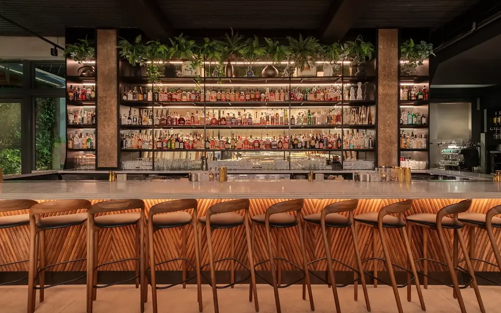 Bar area at KYU
