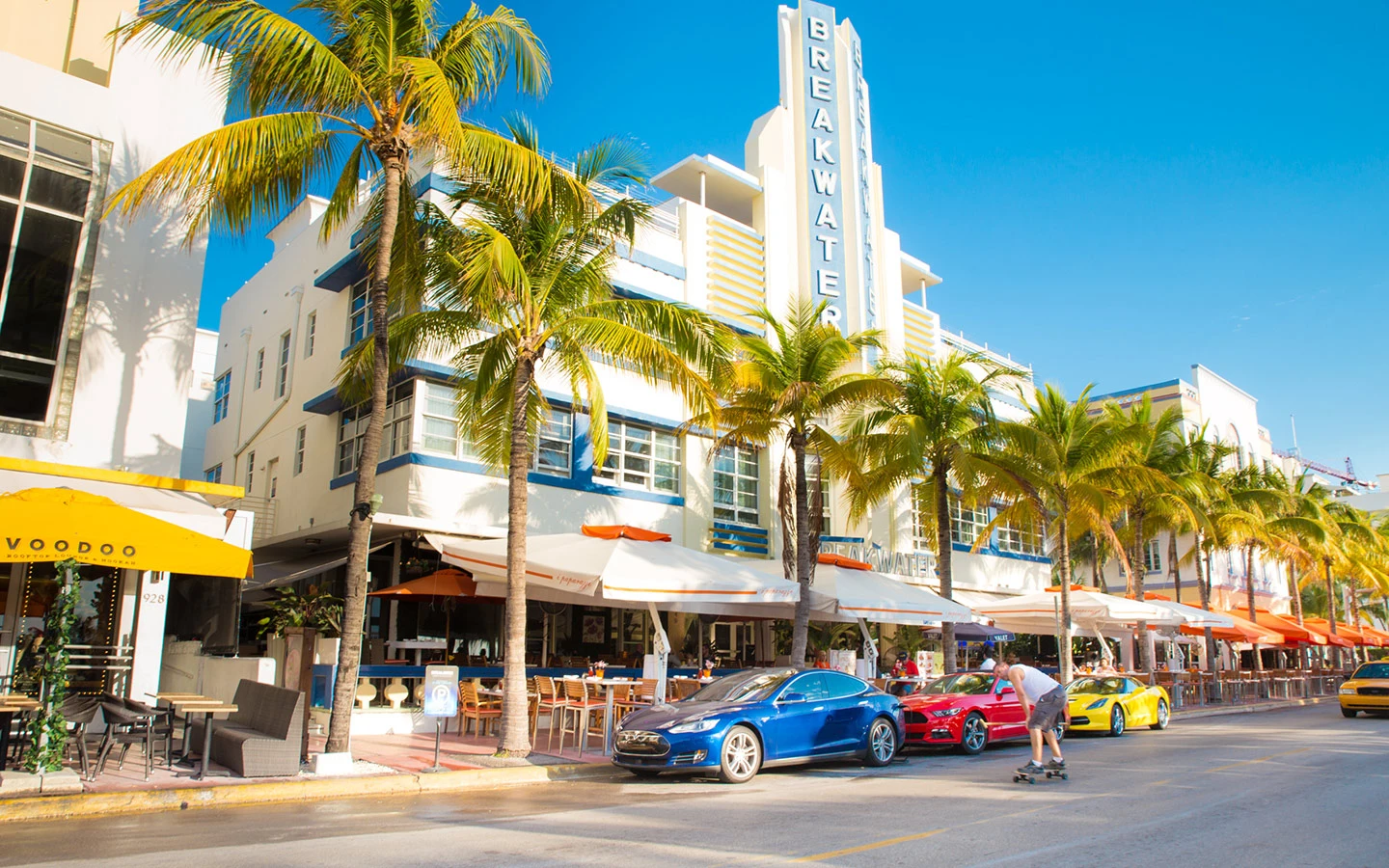Ocean Drive Street View During the Day