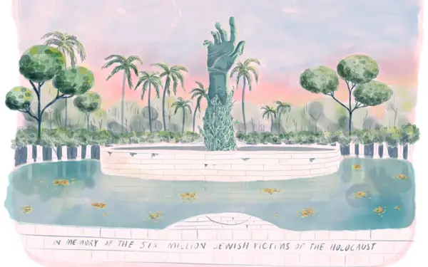Holocaust Memorial Illustration
