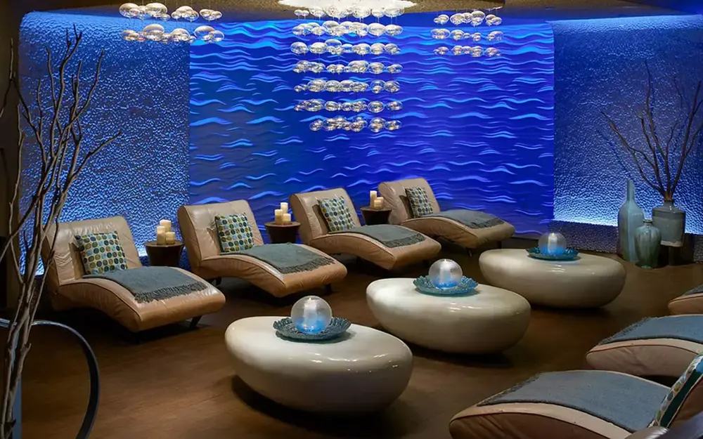 View of the The Palms AVEDA Spa