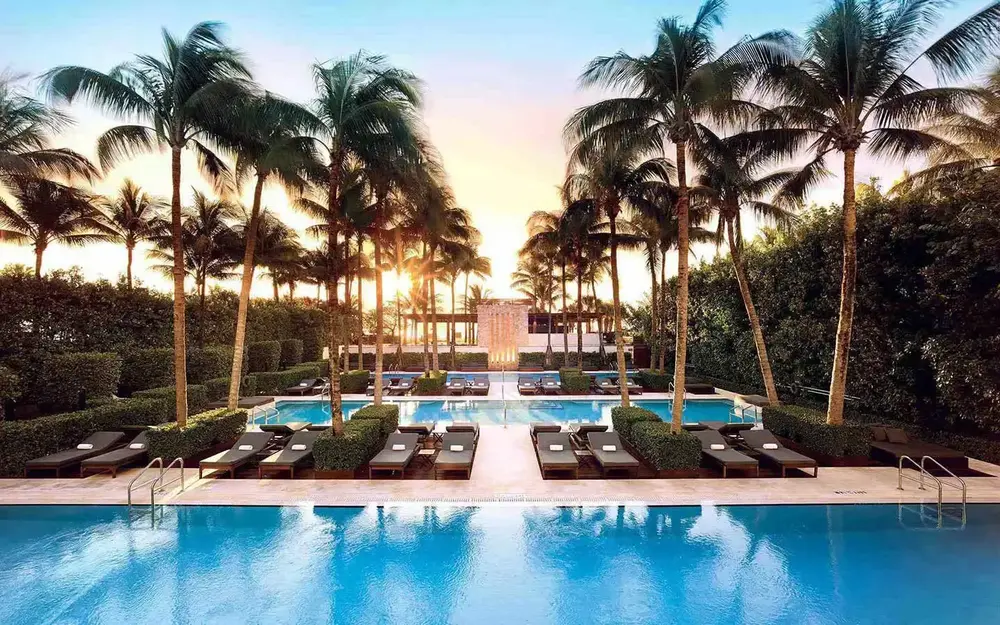 Pool area at The Setai