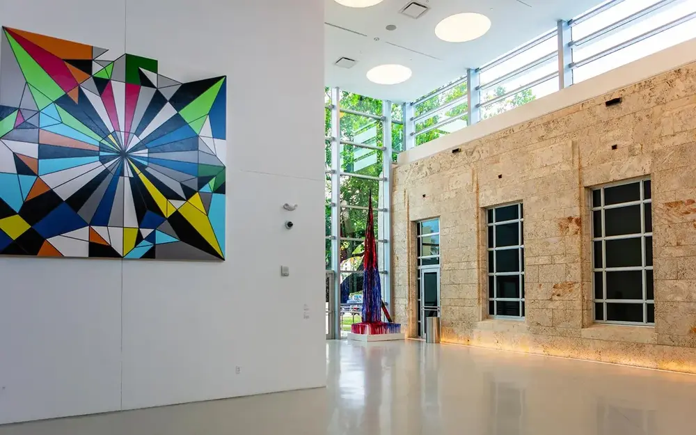 Interior view of the Bass Museum on Miami Beach