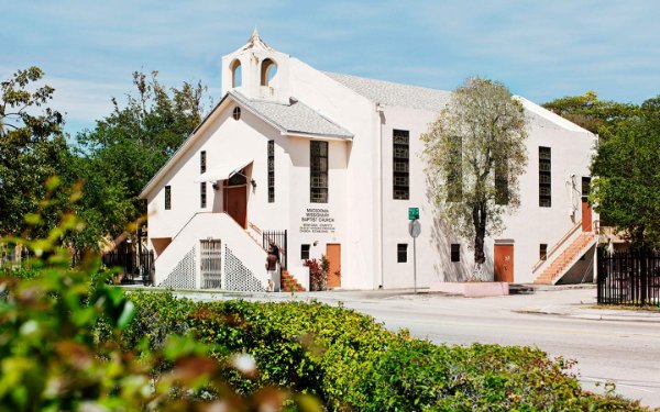 Vue extérieure de l'église historique de Macédoine