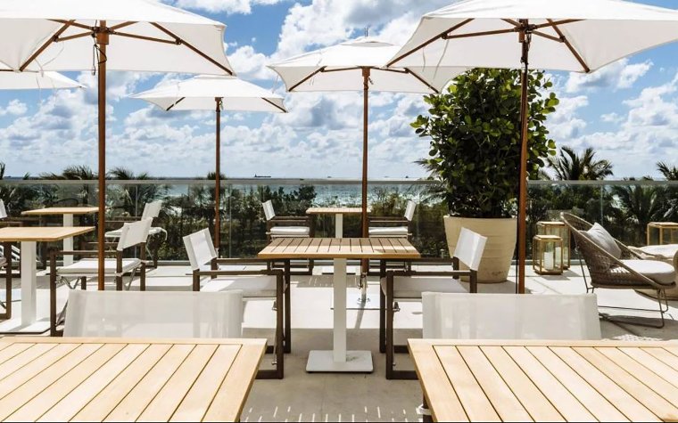 Ocean view seating area at Plnthouse Ocean view seating area at Plnthouse