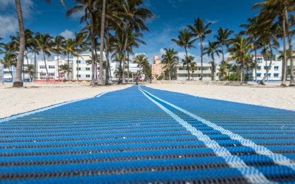 无障碍 Beach 垫上 South Beach