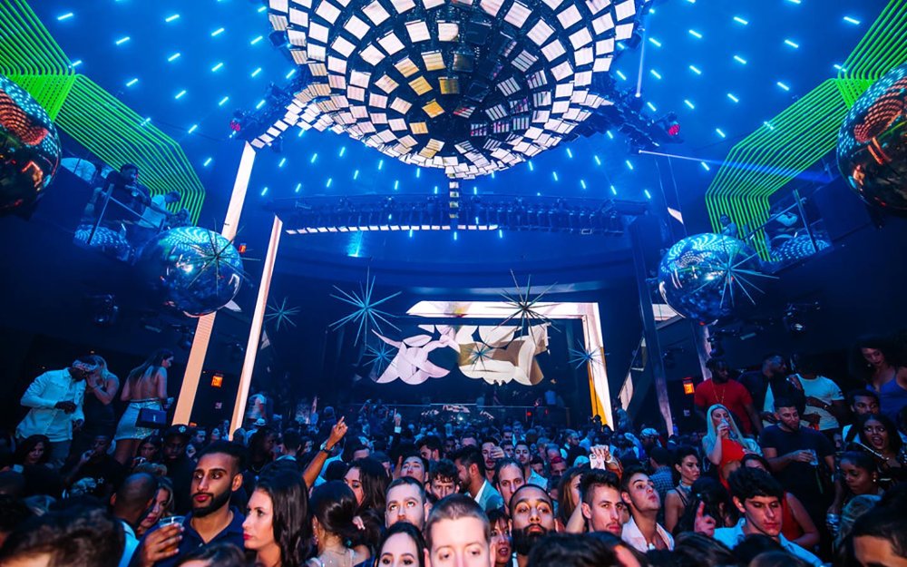 Crowd at LIV nightclub