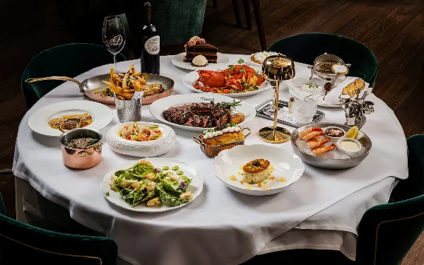 Assorted dishes at Daniel’s Miami restaurant