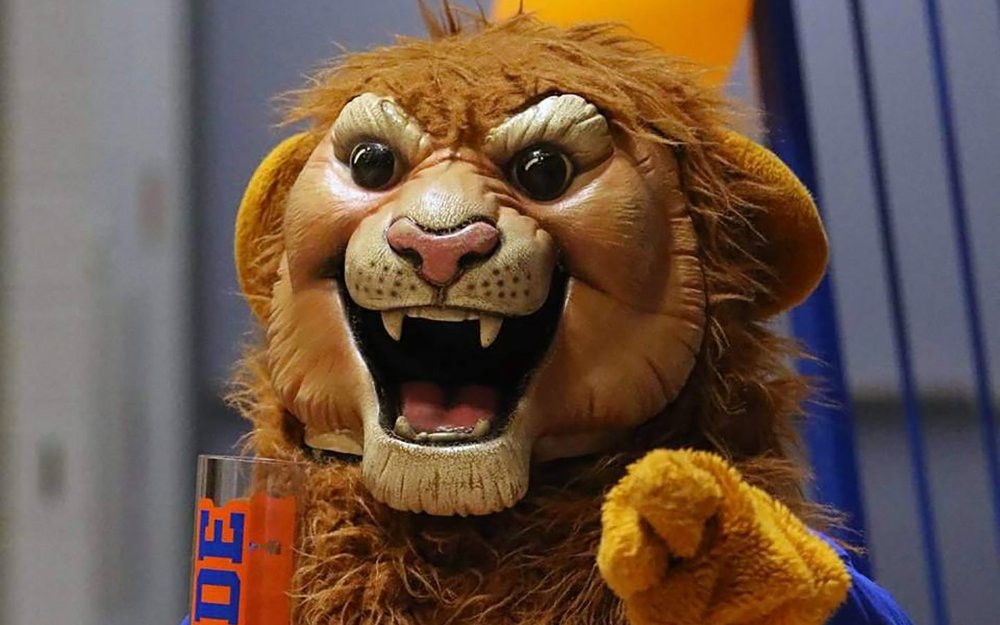 Mascotte de lion du FMU