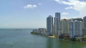 Uma visão ao vivo do Mandarin Oriental, Brickell Key