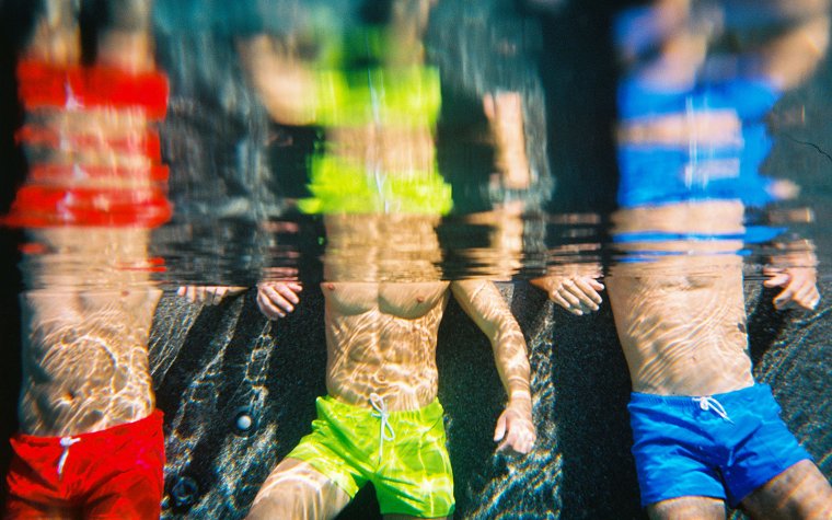 three swim suits