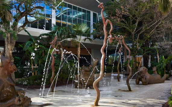 Splashpad bei Aventura Mall