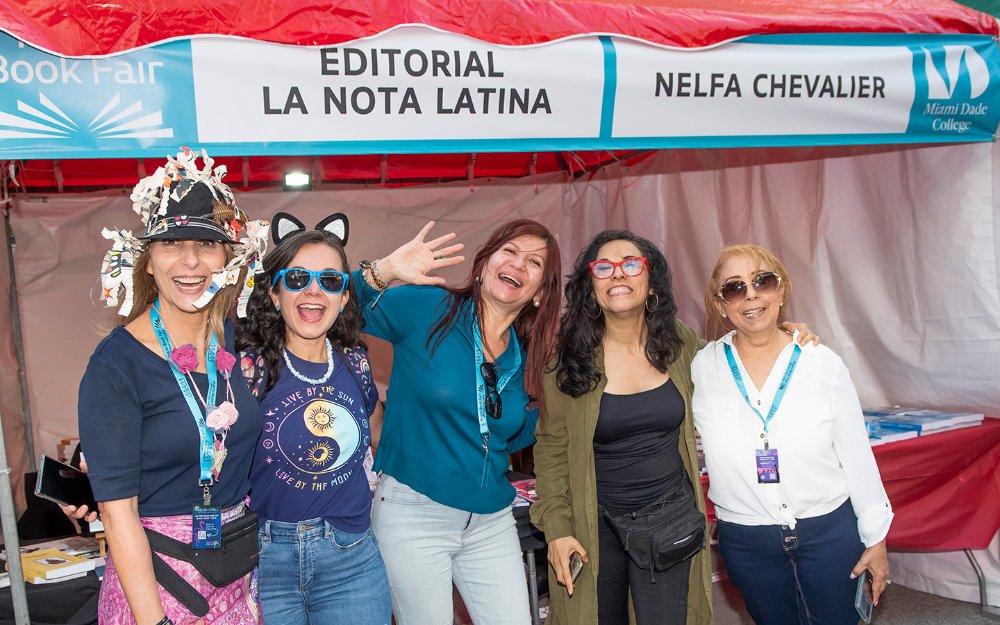 Nota Latina tent at Miami Book Fair