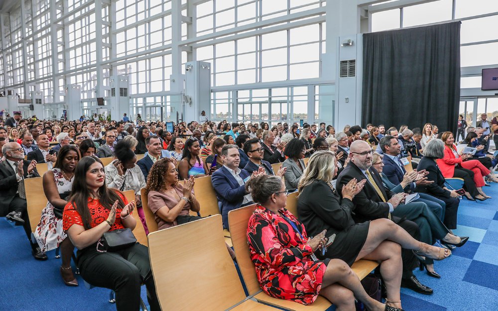 Attendees of the GMCVB State of the Industry held at NCL's terminal at PortMiami