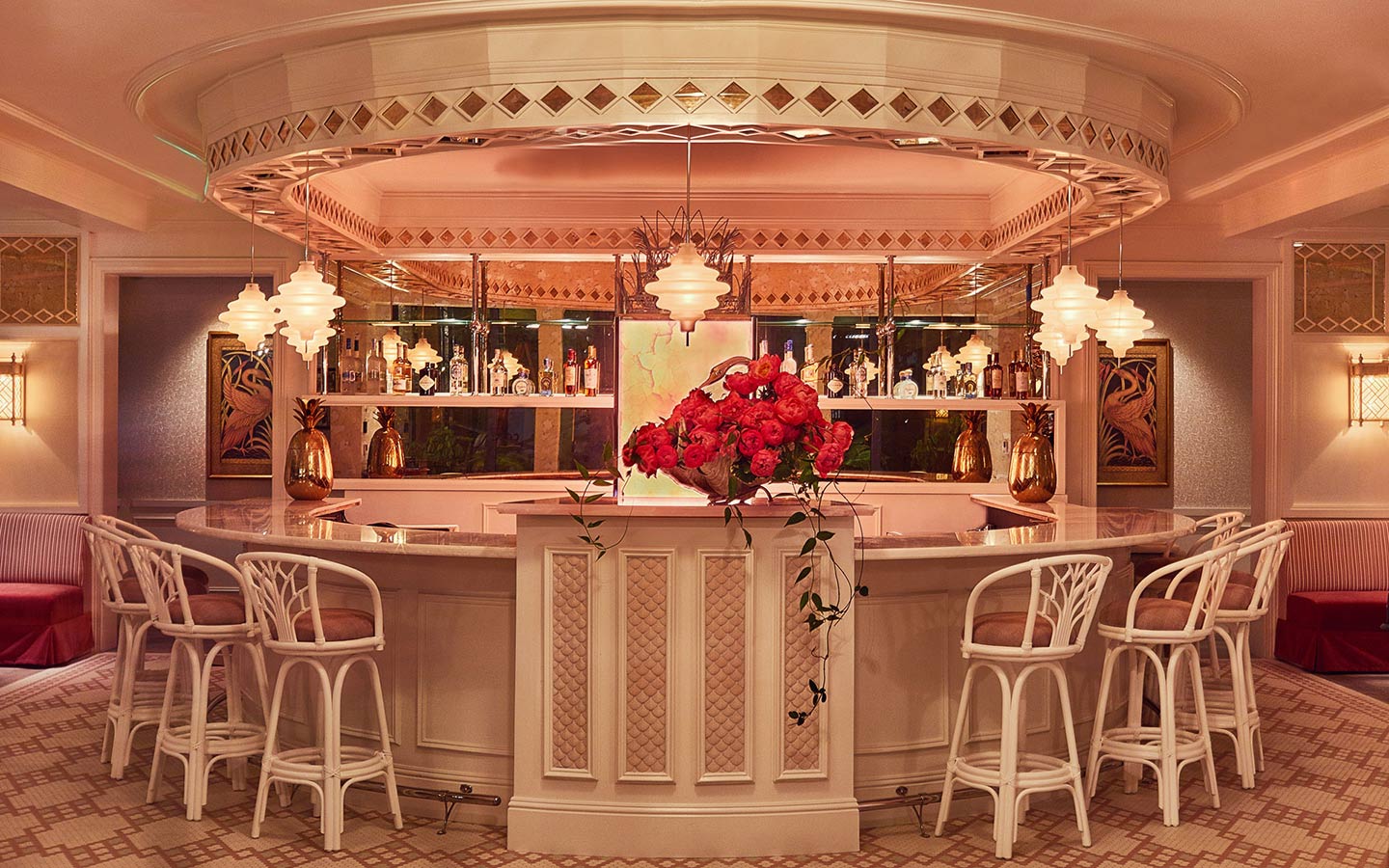 Barbereich im Swan & Bar Bevy