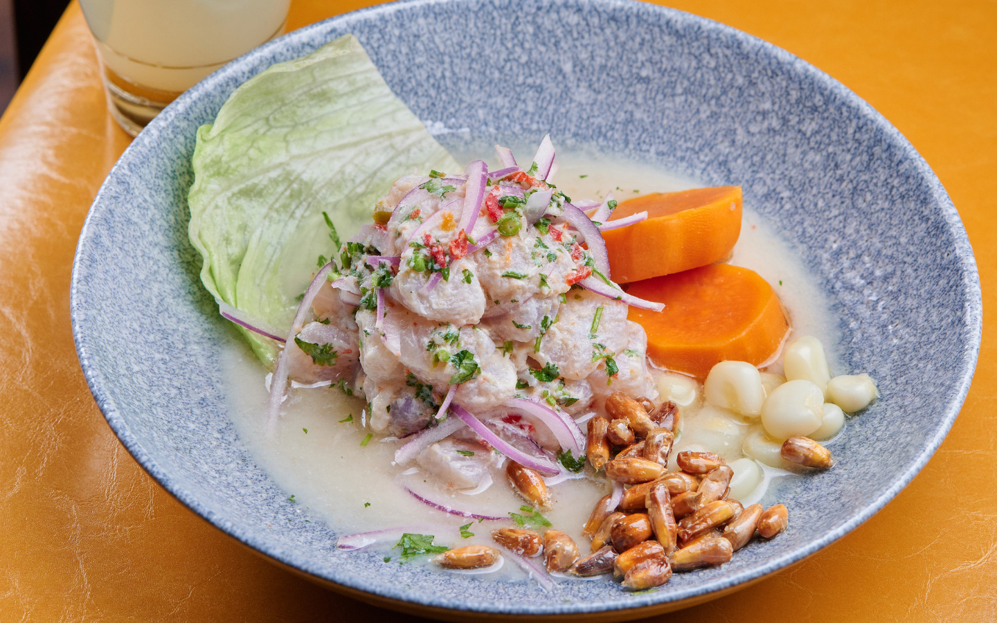 Ceviche dish at Pisco y Nazca
