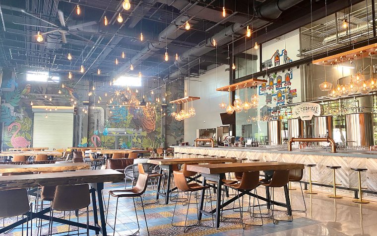 Cervecería La Tropical interior