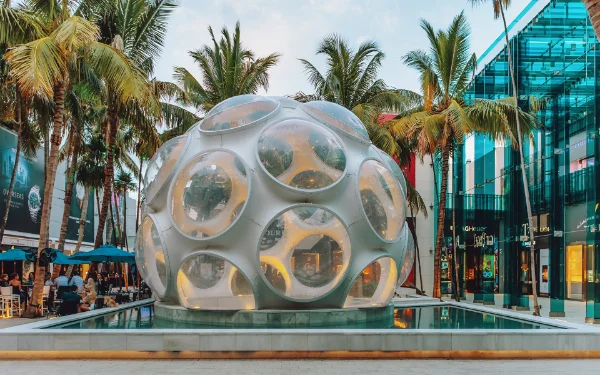 Fly's Eye Dome im Miami Design District
