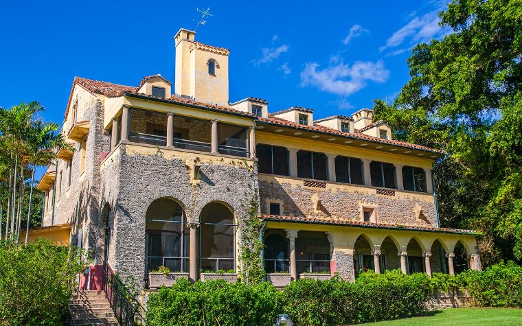 Main house at Deering Estate