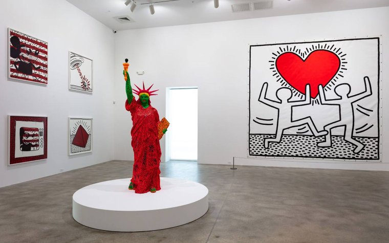 Keith Haring's work at the Rubell Museum