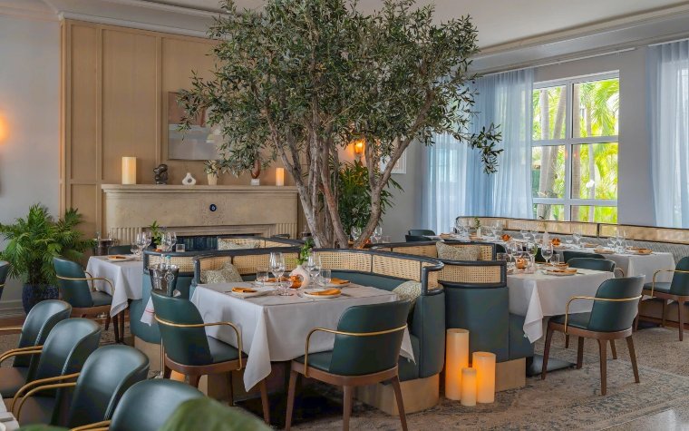 Interior of Cleo restaurant