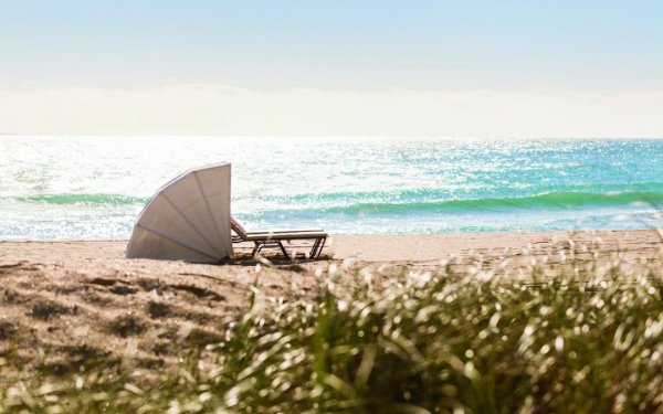 Beachside cabana at St. Regis Bal Harbour