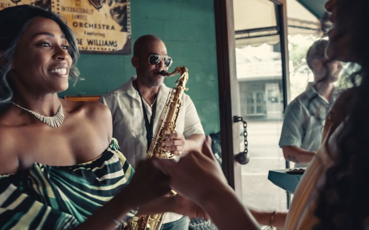 Live music being played in Little Havana
