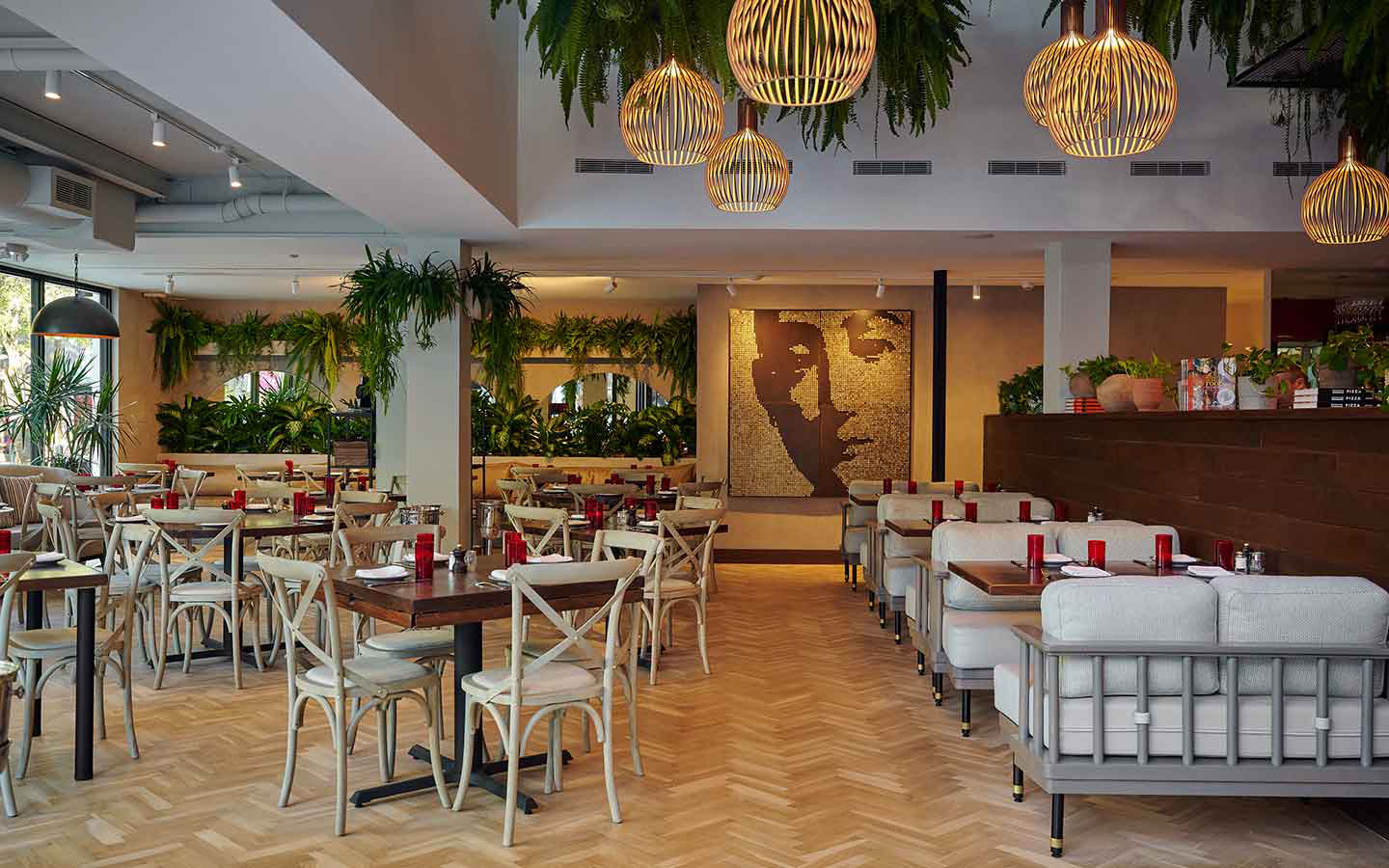 Tables and booths at Michael’s Genuine Food & Drink