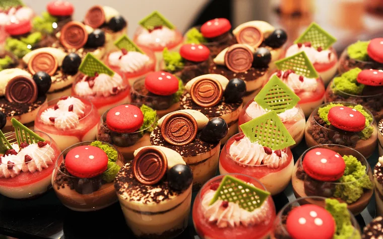 Colorful desserts at SOBEWFF