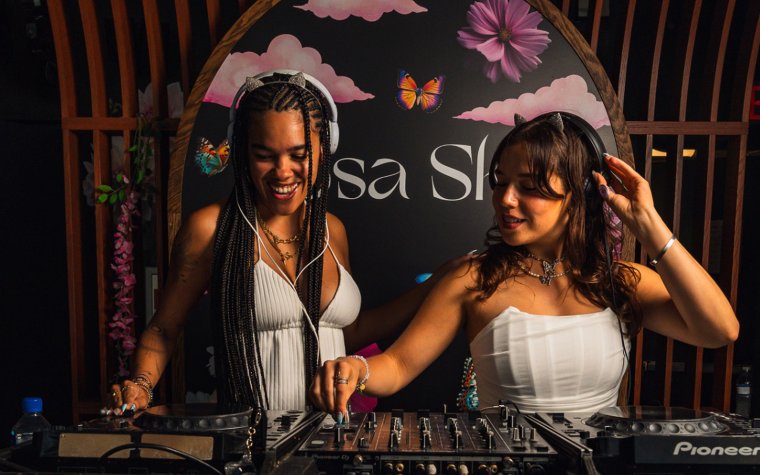 DJs at Rosa Sky Rooftop Lounge