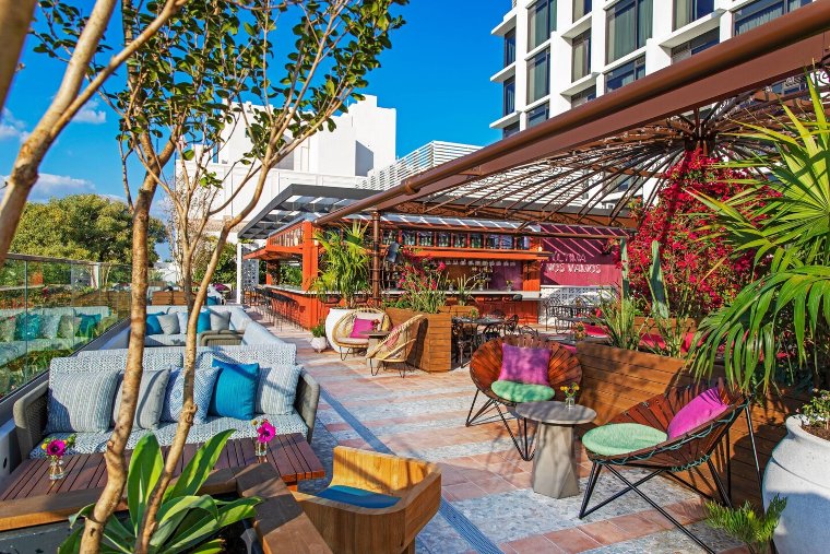 Rooftop views at Serena