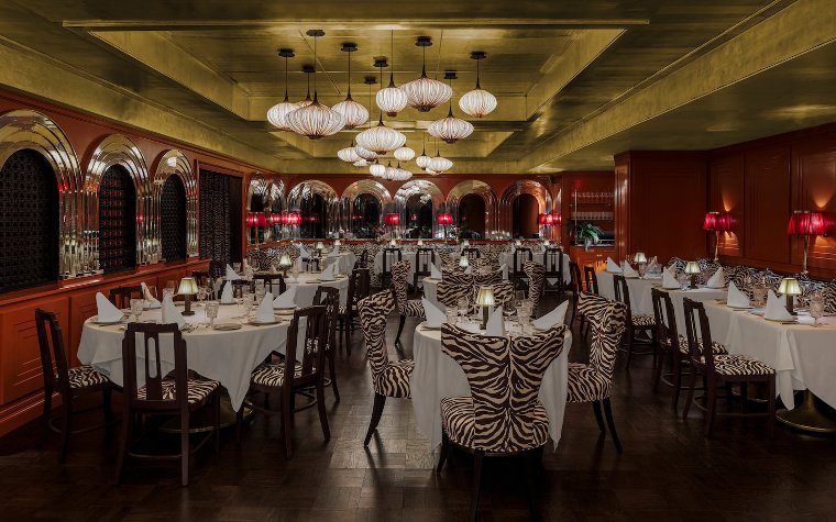 The Zebra Dining Room at Dirty French Steakhouse