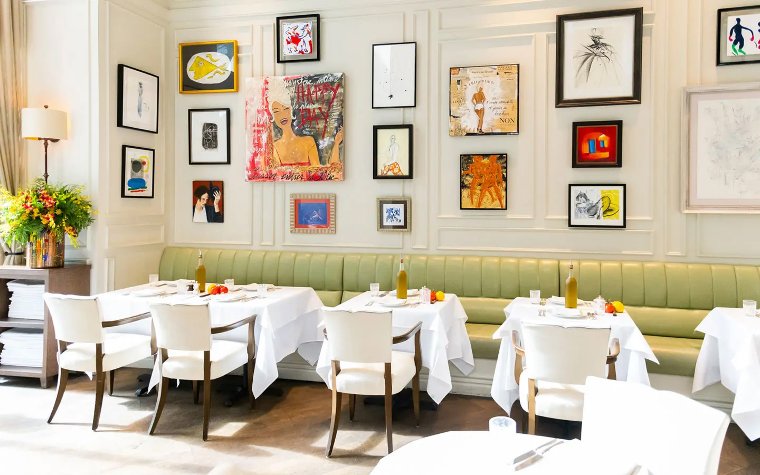LPM's colorful dining area