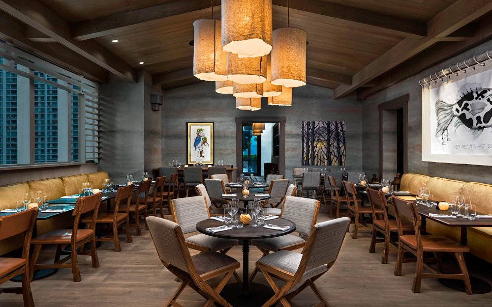 Quinto la Huella's 40 person dining room at EAST, Miami Hotel