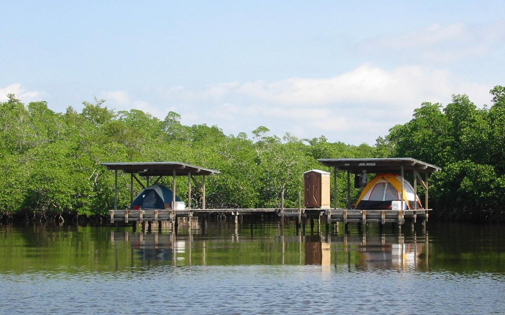 Everglades National Parkチッキーハットキャンプ場