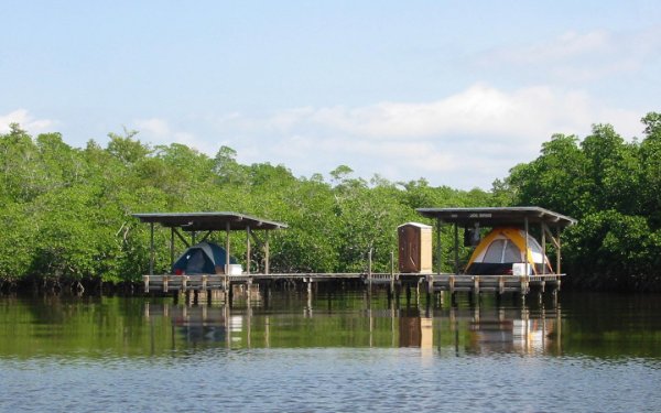 Everglades National Park Camping Chickee Hut
