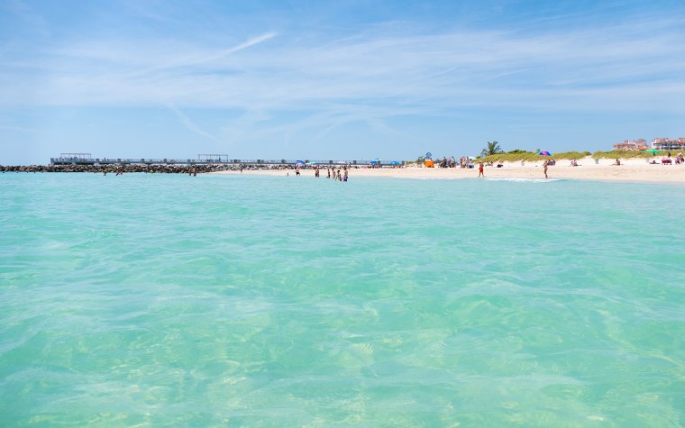 View of the water at South Beach