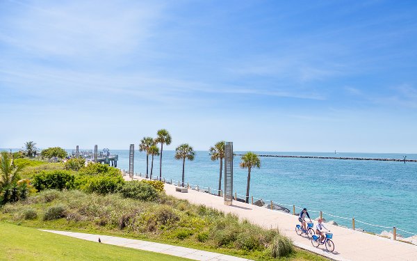 View of South Pointe Beachwalk