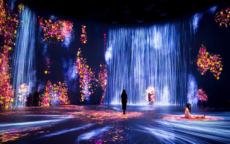 Immersive art room at Superblue Miami