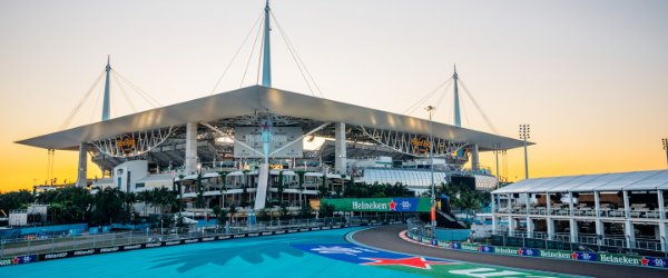 フォーミュラ1トラック Hard Rock Stadium