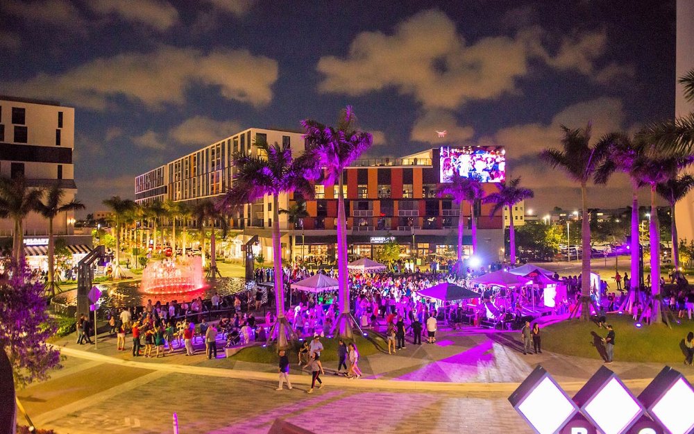 CityPlace Doral à noite