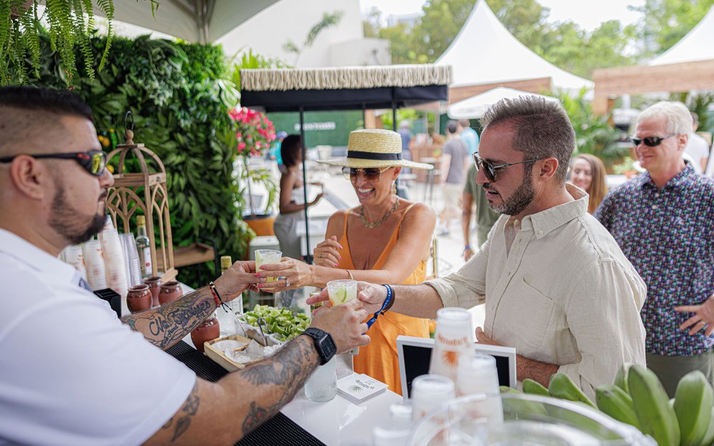 Trying cocktails, Courtesy of SOBEWFF®️