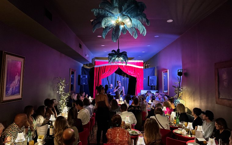 Miss Bouvèe performs at La Poubelle