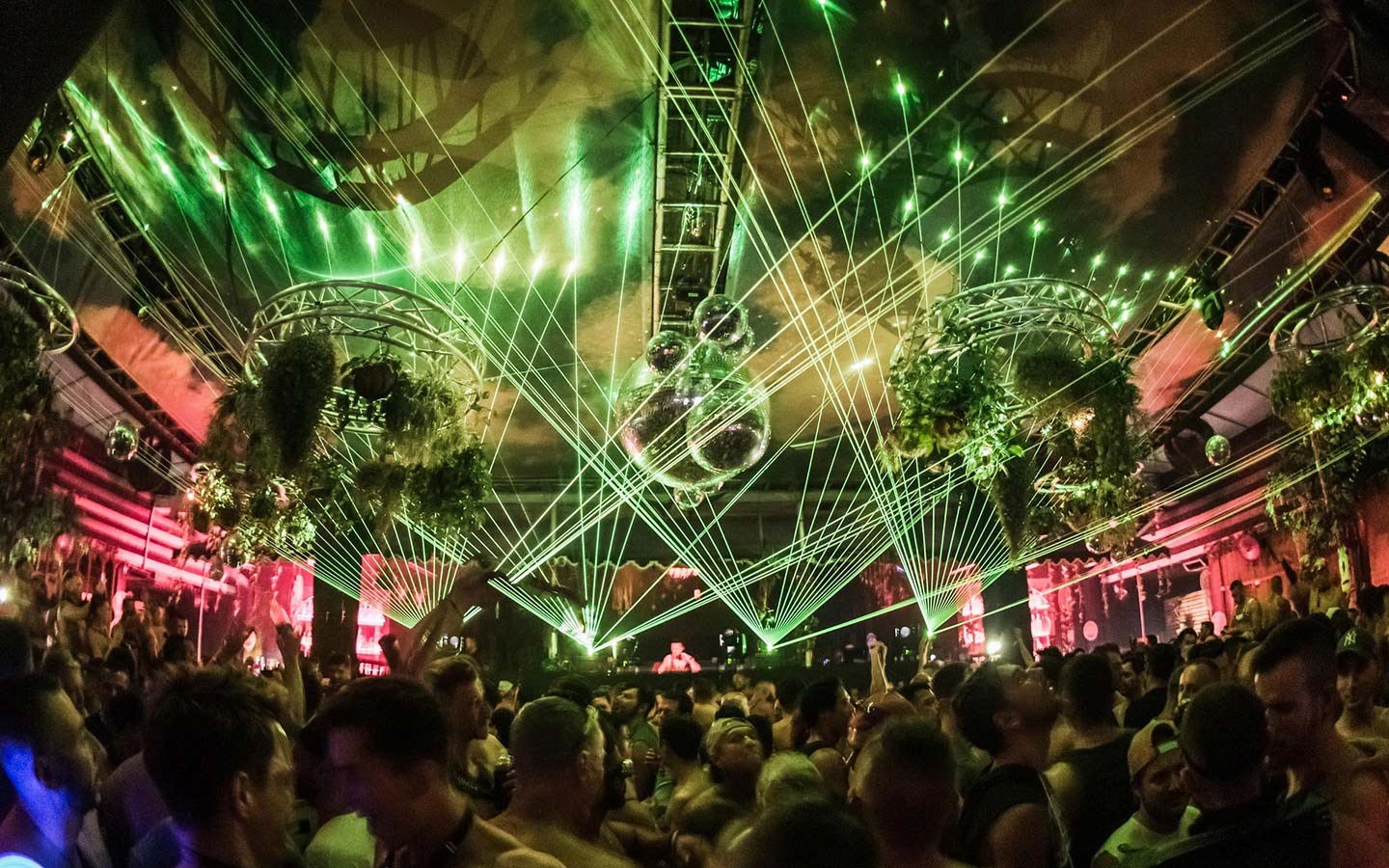 Laser lights at URGE Miami Thanksgiving Festival Laser lights at URGE Miami Thanksgiving Festival